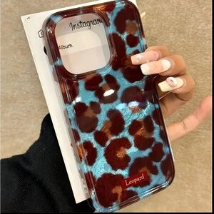 Leopard Pattern i Phone 16pro max Case